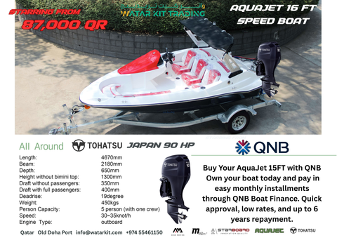 AquaJet 16 ft SpeedBoat 90HP